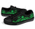 Nauru Low Top Canvas Shoes - Green Tentacle Turtle - Polynesian Pride