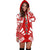 Tonga Hoodie Dress - Polynesian Tattoo Flag - Polynesian Pride