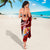 Tahiti Polynesian Sarong - Coat Of Arm With Hibiscus - Polynesian Pride