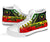 Chuuk State High Top Shoes - Reggage Color Symmetry Style - Polynesian Pride