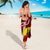 New Caledonia Polynesian Custom Personalised Sarong - Coat Of Arm With Hibiscus - Polynesian Pride