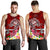 Guam Men's Tank Top - Turtle Plumeria (Red) - Polynesian Pride