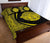 Hawaii Polynesian Pele Mauna Kea Quilt Bed Set Circle Style Yellow - Polynesian Pride