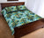 Tropical Palm Trees Blue Quilt Bed Set - Polynesian Pride