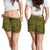 Polynesian Lauhala Mix Yellow Women's Short - Polynesian Pride