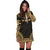 Yap Women's Hoodie Dress - Polynesian Gold Chief - Polynesian Pride