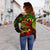 Vanuatu Polynesian Women's Off Shoulder Sweater - Reggae Shark Polynesian Tattoo - Polynesian Pride