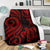 Polynesian Hawaii Premium Blanket - Red Tentacle Turtle - Polynesian Pride