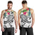 YAP Polynesian Men's Tank Top - Summer Plumeria (White) - Polynesian Pride