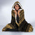 Kanaka Maoli Polynesian Chief Hooded Blanket - Gold Version - Polynesian Pride