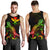 Hawaii Polynesian Men Tank Top - Turtle With Blooming Hibiscus Reggae - Polynesian Pride