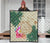 Hawaii Kanaka Maoli Polynesian Flowers Turtle Premium Quilt - Polynesian Pride