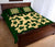 Hawaiian Quilt Bed Set Royal Pattern - Green - A1 Style - Polynesian Pride