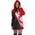 Wallis and Futuna Hoodie Dress - Wallis and Futuna Coat Of Arms Coconut Tree - Polynesian Pride