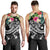 The Philippines Men's Tank Top - Summer Plumeria (Black) - Polynesian Pride