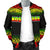 Kosrae Men's Bomber Jacket - Fog Reggae Style - Polynesian Pride