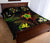 Hawaii Kanaka Turtle Plumeria Polynesian Quilt Bed Set - Royal - AH - Polynesian Pride