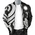 Nauru Men's Bomber Jacket - White Tentacle Turtle - Polynesian Pride