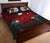 Tahiti Polynesian Quilt Bed Set - Hibiscus and Sea Turtle (Red) - Polynesian Pride