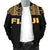 Fiji Men's Bomber Jacket - Polynesian Gold Version - Polynesian Pride