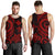 Wallis and Futuna Men's Tank Top - Red Tentacle Turtle - Polynesian Pride