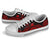 Nauru Low Top Canvas Shoes - Red Tentacle Turtle - Polynesian Pride