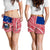 Samoa Flag Polynesian All Over Print Women's Shorts - Polynesian Pride