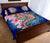 Hawaii Polynesian Pink Hibiscus Seahorse Quilt Bed Set - Polynesian Pride