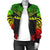 Hawaii Polynesian Chief Women'S Bomber Jacket - Reggae Version - Polynesian Pride