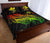 Polynesian Hawaii Quilt Bed Set - Kanaka Maoli Girl Hair Plumeria - Polynesian Pride