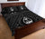 Guam Quilt Bed Set - Guam Seal With Polynesian Tattoo Style (Black) - Polynesian Pride