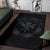 Hawaii Kanaka Turtle Hibiscus Polynesian Rug - Anthea Style Gray - Polynesian Pride