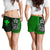 Polynesian Hawaii Women Shorts Green - Turtle with Hook Women GREEN - Polynesian Pride