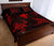 Hawaii Map Kanaka Polynesian Quilt Bed Set Circle Underwater Red - Polynesian Pride