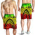 Samoa Men Shorts - Samoa Coat Of Arm, Maui Tattoo Reggae - Polynesian Pride