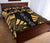 Palau Quilt Bed Set - Palau Seal & Polynesian Yellow Tattoo Style - Polynesian Pride