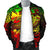 Polynesian Wallis and Futuna Men's Bomber Jacket - Reggae Shark Polynesian Tattoo - Polynesian Pride