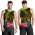 Kosrae Polynesian Personalised Men's Tank Top - Hibiscus and Banana Leaves - Polynesian Pride