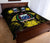 Samoa Polynesian Quilt Bed Set Hibiscus Yellow - Polynesian Pride