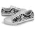 Wallis and Futuna Low Top Canvas Shoes - White Tentacle Turtle - Polynesian Pride