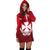 Wallis and Futuna Polynesian Hoodie Dress - Wallis and Futuna Coat Of Arms Coconut Tree Women's - Polynesian Pride