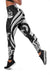 Vanuatu Women's Leggings - White Tentacle Turtle - Polynesian Pride