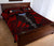 Tahiti Polynesian Quilt Bed Set - Tahiti Flag Red Black Tattoo Flag - Polynesian Pride