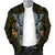 Hawaii Wild Boar Kamapua'a Men's Bomber Jacket - Yellow - Hawaiian Mythology Style - Polynesian Pride