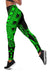 Kosrae Women Leggings Polynesian Pattern Green - Polynesian Pride