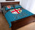 Fiji Quilt Bed Set - Fiji Flag Polynesian Blue Version - Polynesian Pride