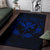 Hawaii Kanaka Turtle Hibiscus Polynesian Rug - Anthea Style Blue - Polynesian Pride