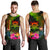 Tuvalu Polynesian Men's Tank Top - Hibiscus and Banana Leaves - Polynesian Pride