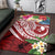 YAP Polynesian Ares Rug - Summer Plumeria (Red) - Polynesian Pride