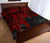 Samoa Quilt Bed Set - Samoa Seal With Polynesian Pattern In Heartbeat Style (Red) - Polynesian Pride